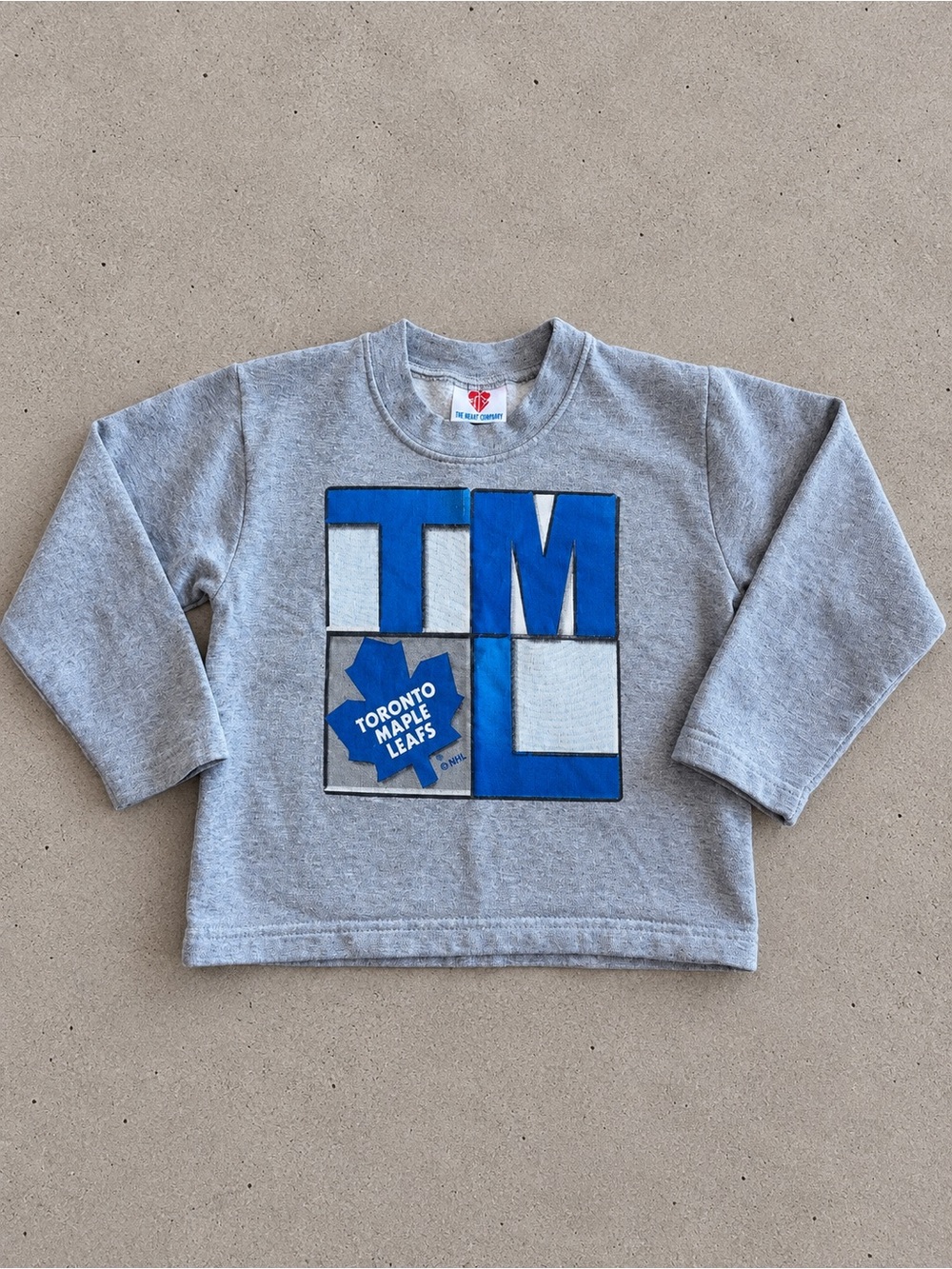 Vintage 80s/90s Toronto Maple Leafs NHL Kids Sweatshirt, 5T , made in Canada